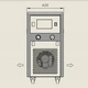 Enfriador industrial refrigerado por aire -1.6 kW, ICA-0.6