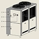 Enfriador industrial refrigerado por aire - 44 kW, ICA-15