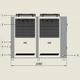 Enfriador industrial refrigerado por aire - 58.5 kW, ICA-20