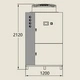 Enfriador industrial refrigerado por aire - 140 kW, ICA-50