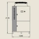 Enfriador industrial refrigerado por aire - 168 kW, ICA-60