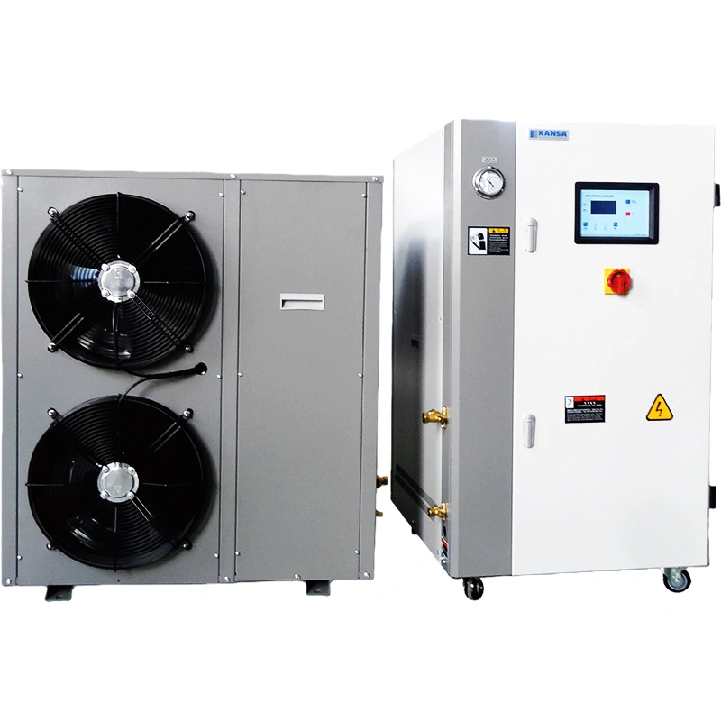 Enfriador industrial refrigerado por aire (9.1–140 kW), sistema dividido