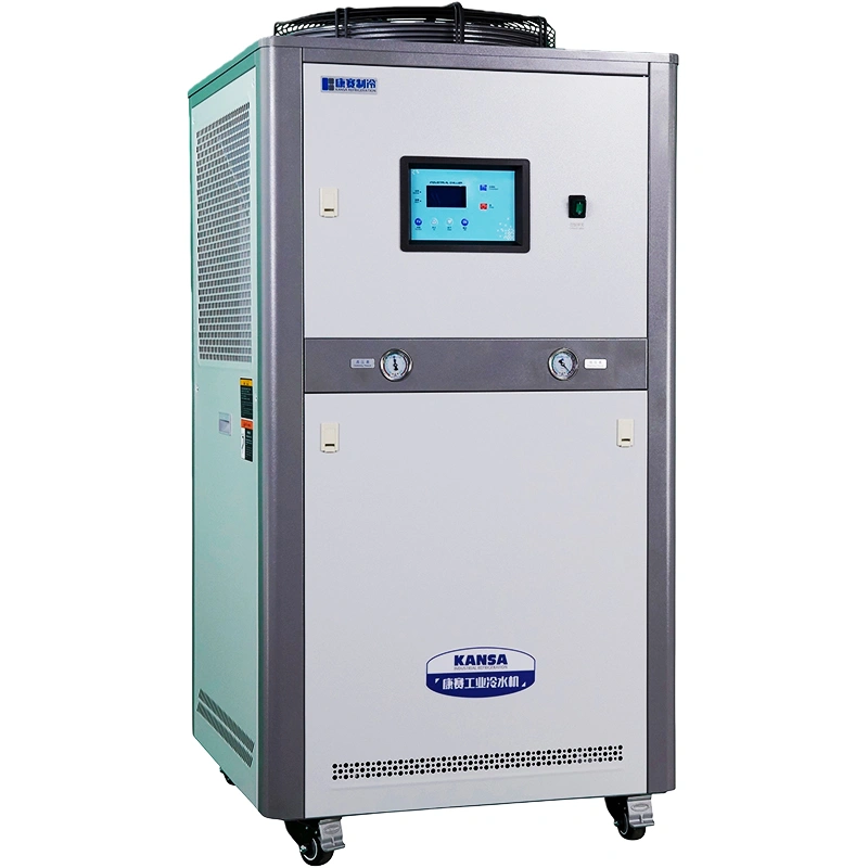Enfriador industrial refrigerado por aire (3–72 kW), baja temperatura hasta −5 °C
